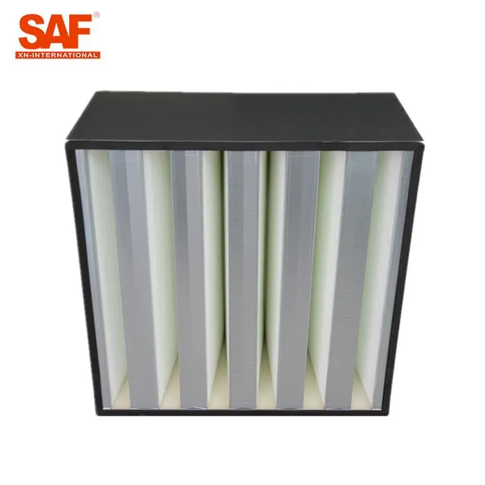 Filtre à air HEPA Mini Pleat V Bank