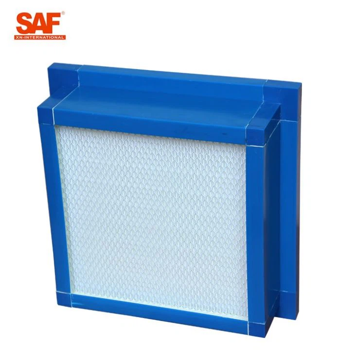 Mini filtre HEPA plissé à bride